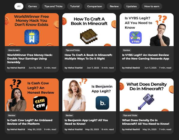 Blog section image.